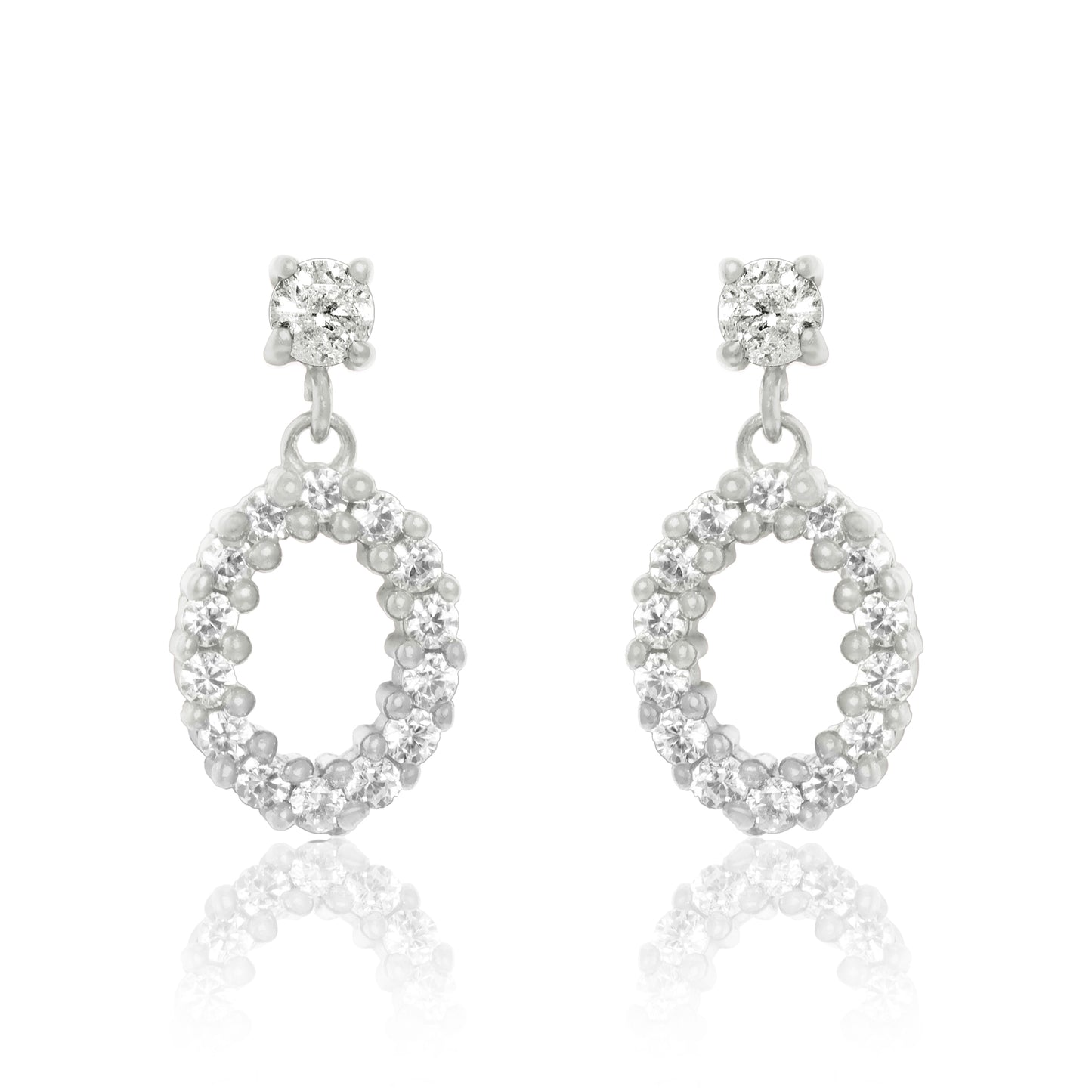 Radiant round Bloom Earrings