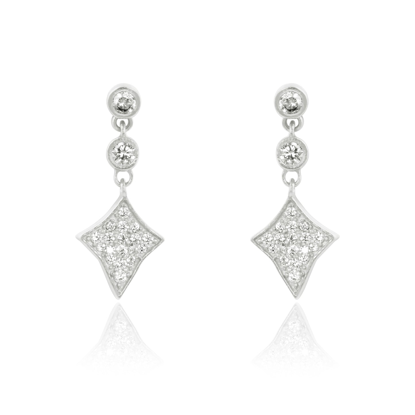 Radiant Star Drop Earrings