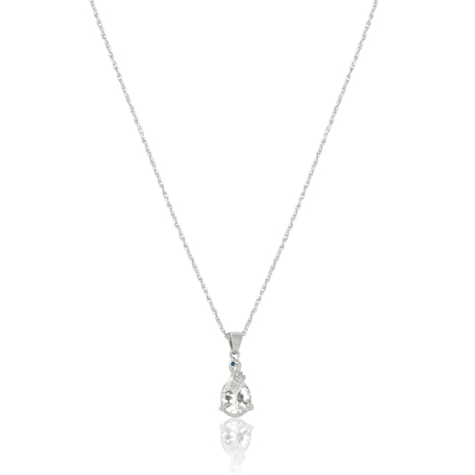 Pearl Silver Pendant with chain