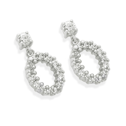 Radiant round Bloom Earrings