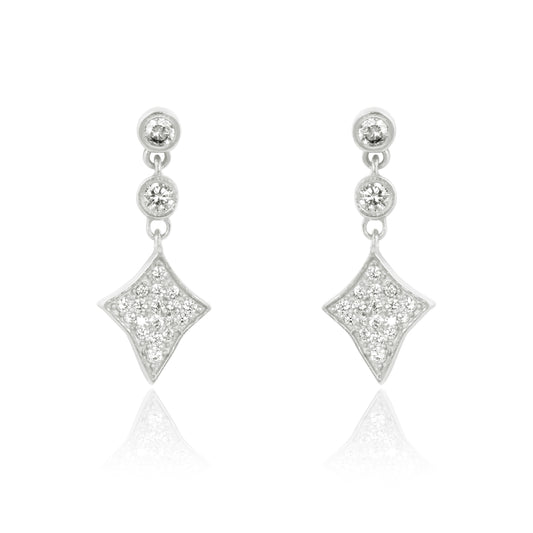 Radiant Star Drop Earrings